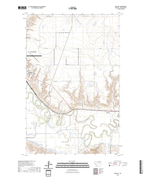 Whately topographic map thumbnail