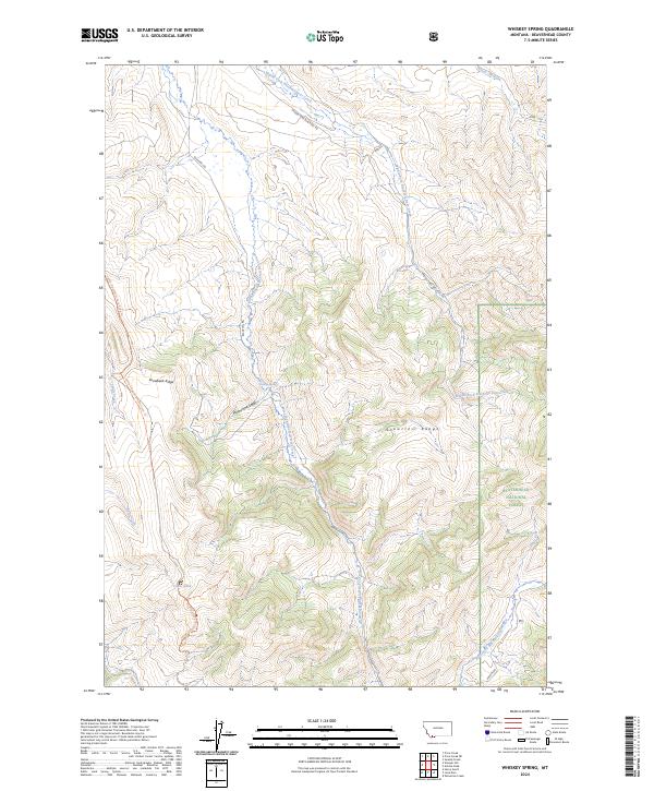 Whiskey Spring topographic map thumbnail