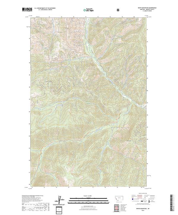 White Mountain 2024 topographic map thumbnail