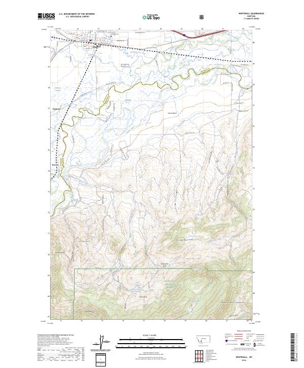 Whitehall topographic map thumbnail