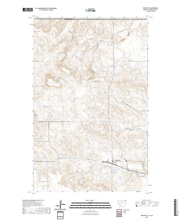 Whitetail 2024 topographic map thumbnail