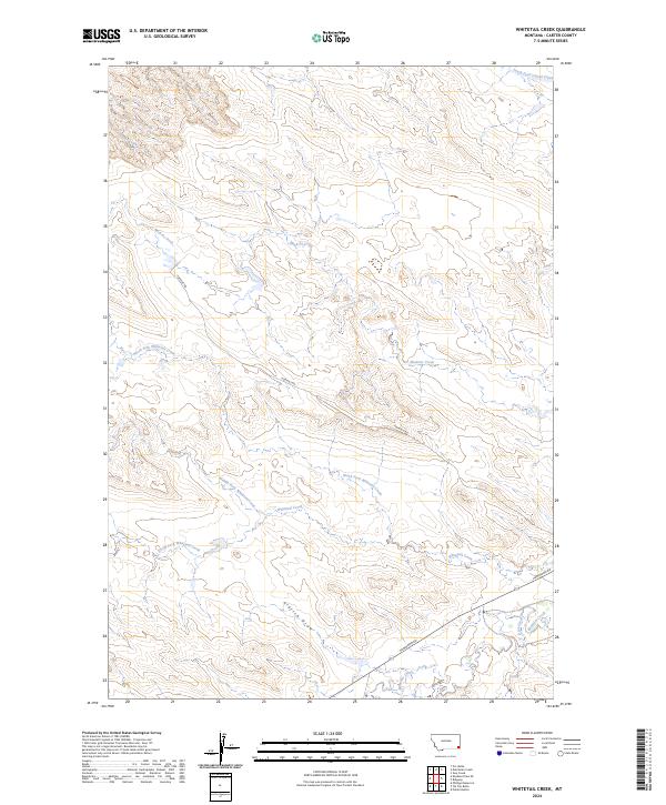 Whitetail Creek topographic map thumbnail