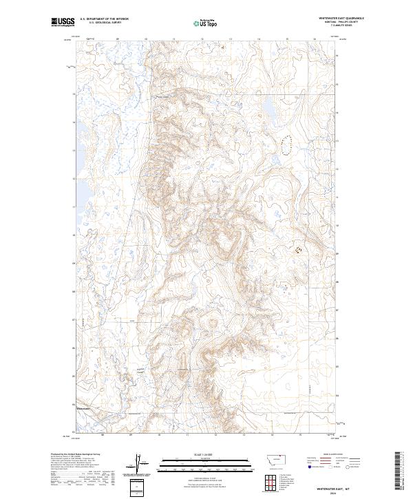 Whitewater East topographic map thumbnail