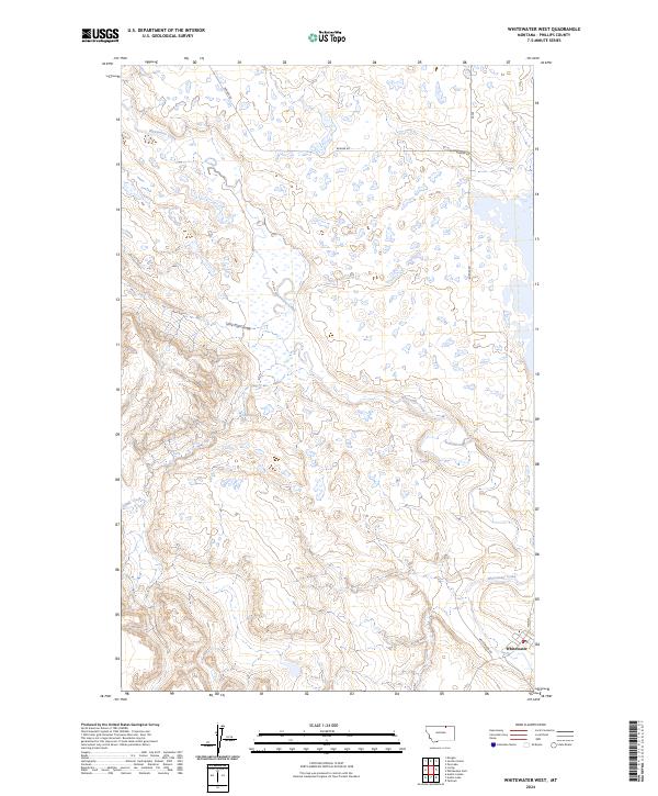 Whitewater West topographic map thumbnail