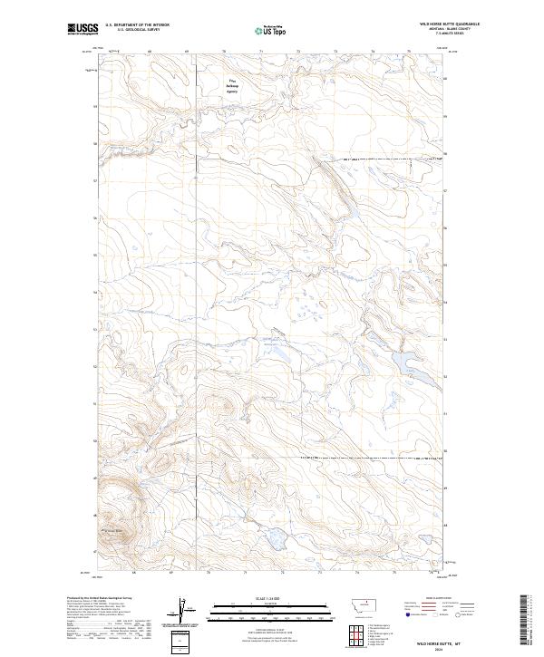 Wild Horse Butte topographic map thumbnail