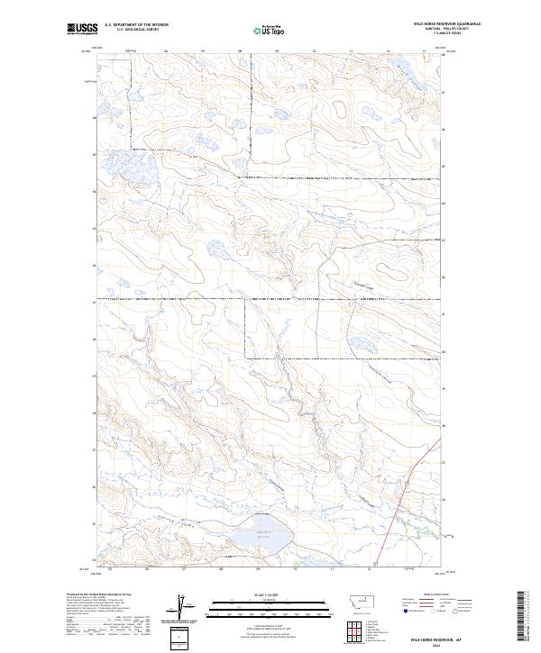 Wild Horse Reservoir topographic map thumbnail