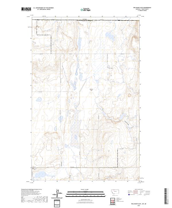 Willshaw Flats 2024 topographic map thumbnail