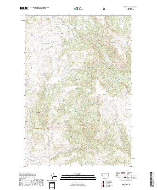 Windy Hill 2024 topographic map thumbnail