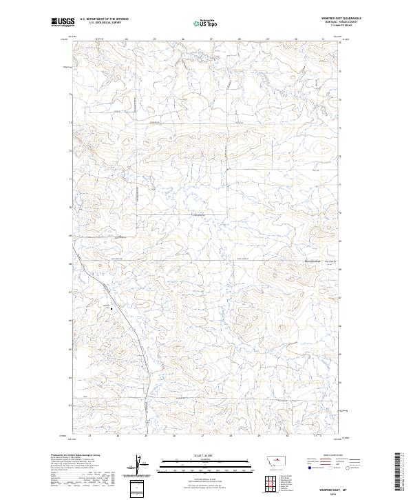 Winifred East topographic map thumbnail