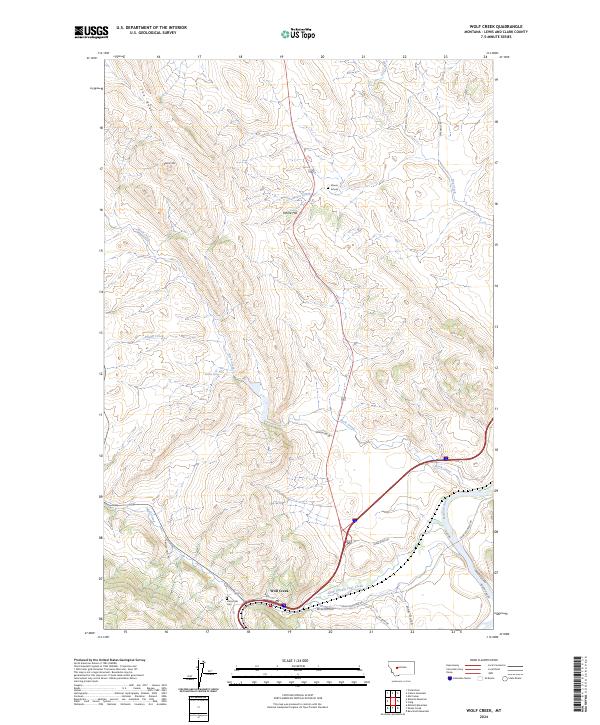 Wolf Creek 2024 topographic map thumbnail