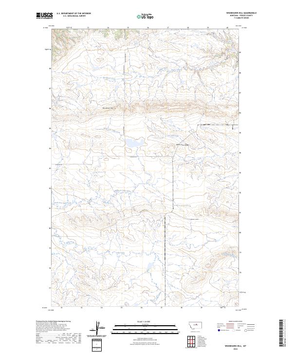 Woodhawk Hill topographic map thumbnail