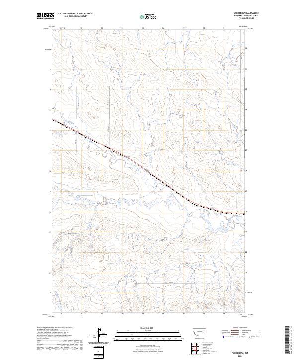 Woodrow 2024 topographic map thumbnail