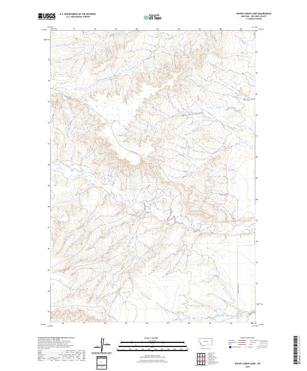 Woody Creek Camp topographic map thumbnail