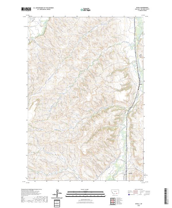 Wyola topographic map thumbnail