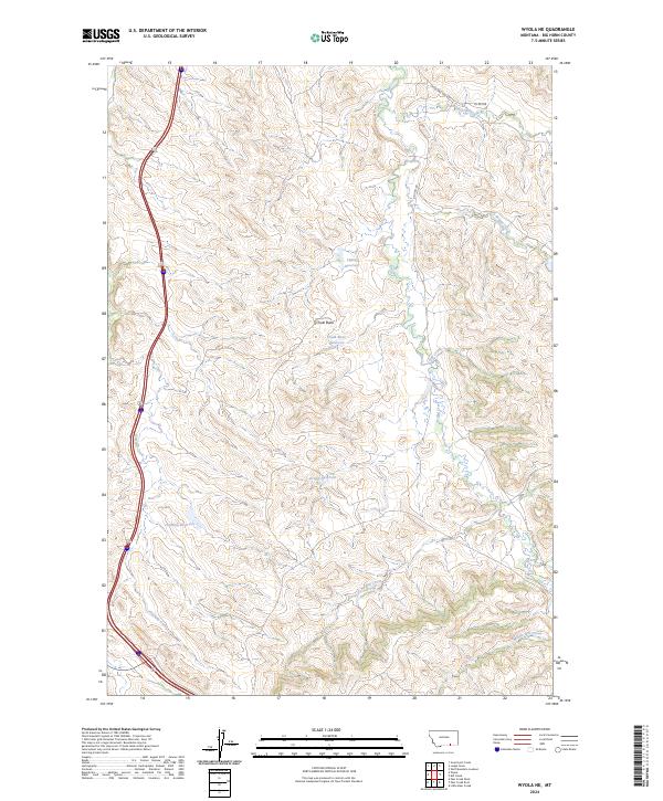Wyola NE topographic map thumbnail