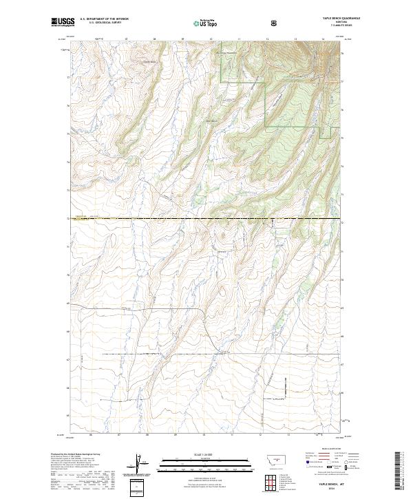 Yaple Bench 2024 topographic map thumbnail