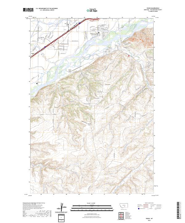 Yegen 2024 topographic map thumbnail