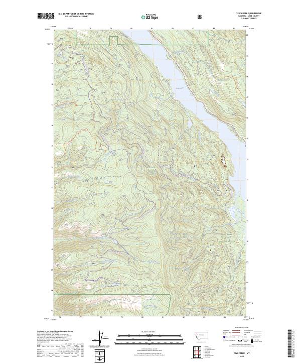 Yew Creek topographic map thumbnail