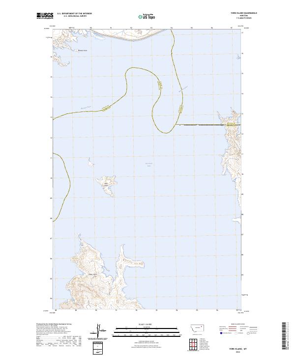 York Island topographic map thumbnail