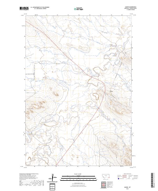 Albion topographic map thumbnail