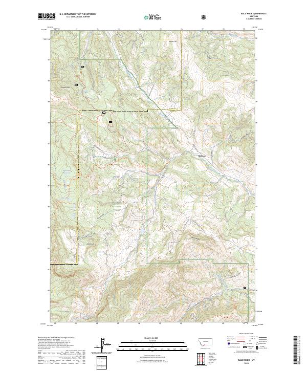 Bald Knob topographic map thumbnail