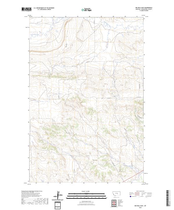 Big Wall East topographic map thumbnail