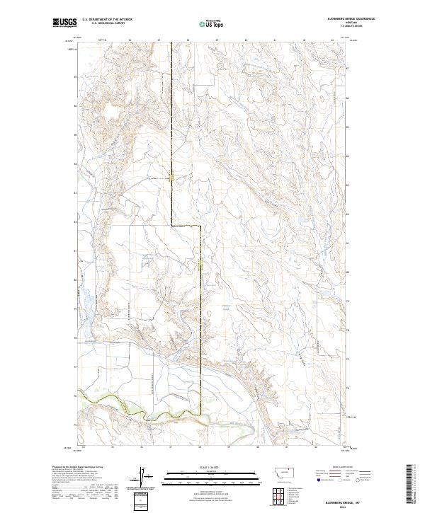 Bjornberg Bridge topographic map thumbnail