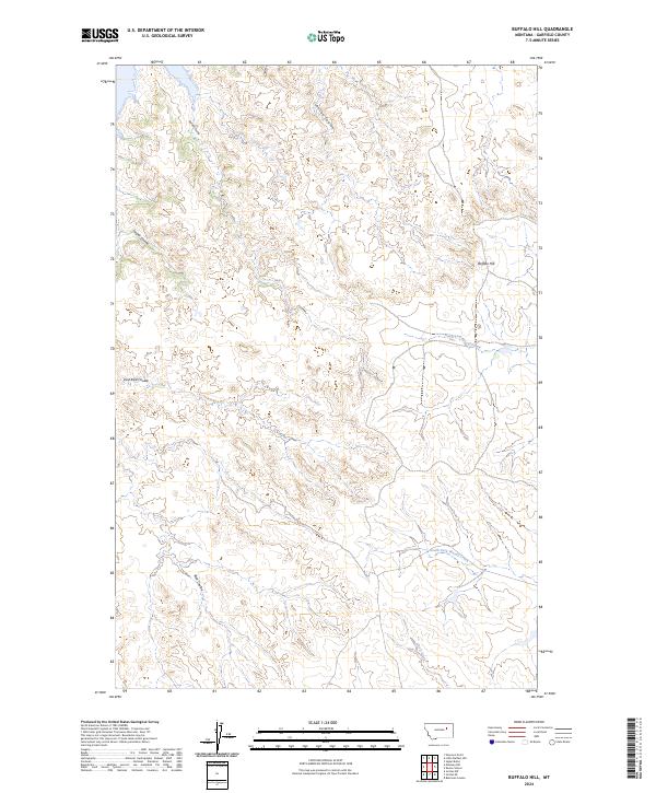 Buffalo Hill topographic map thumbnail