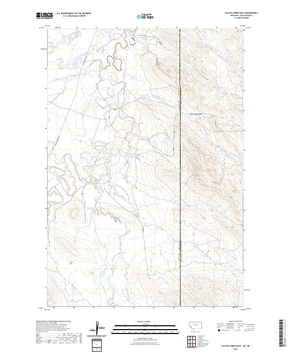 Cactus Creek East topographic map thumbnail