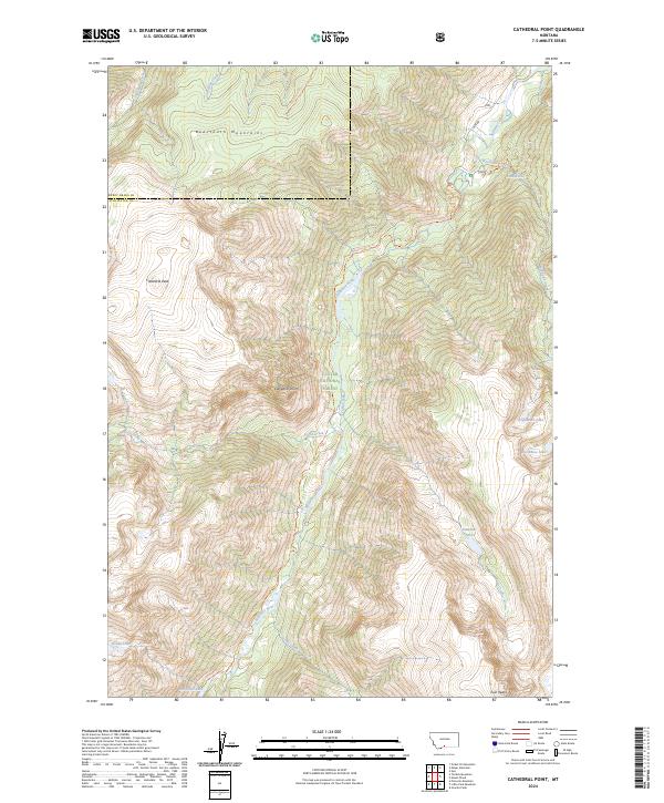 Cathedral Point topographic map thumbnail