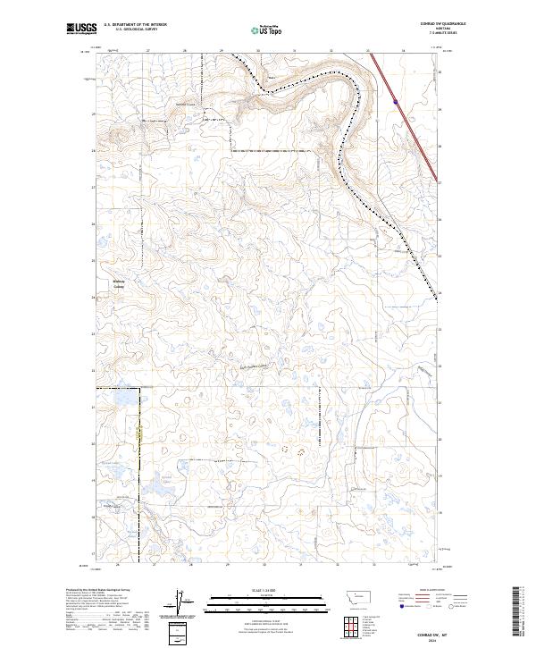 Conrad SW 2024 topographic map thumbnail