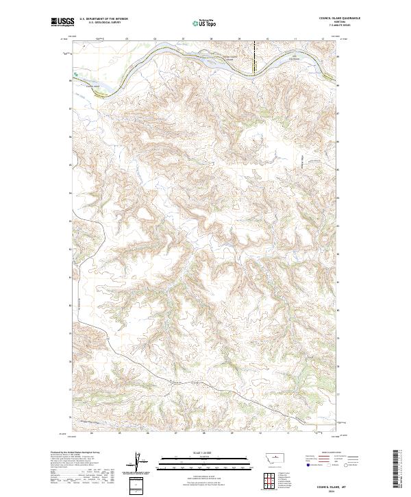 Council Island topographic map thumbnail