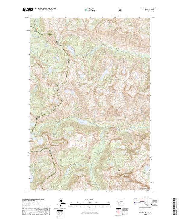 El Capitan topographic map thumbnail