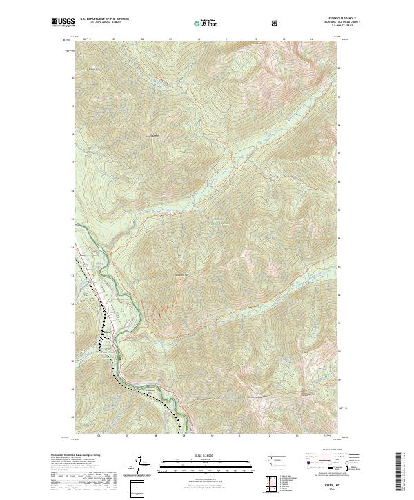 Essex topographic map thumbnail