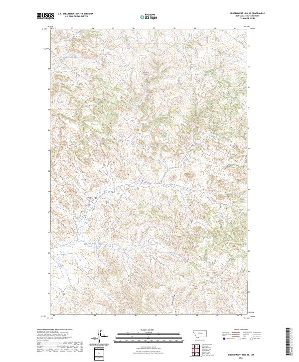 Government Hill SE topographic map thumbnail