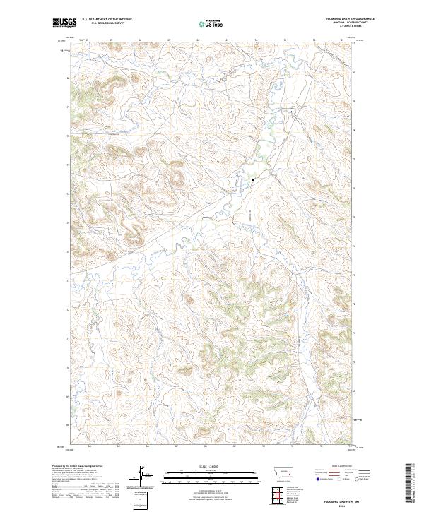 Hammond Draw SW topographic map thumbnail