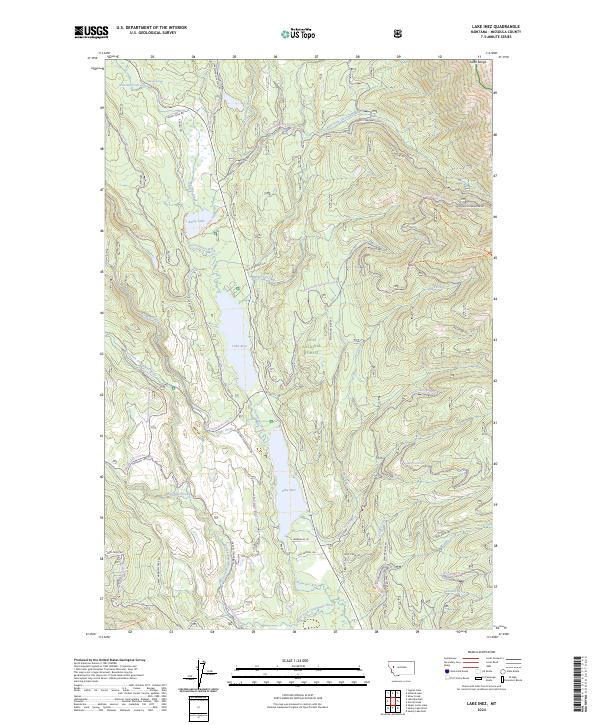 Lake Inez 2024 topographic map thumbnail