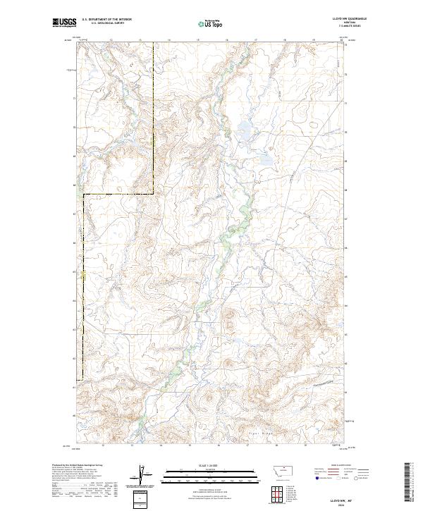 Lloyd NW 2024 topographic map thumbnail