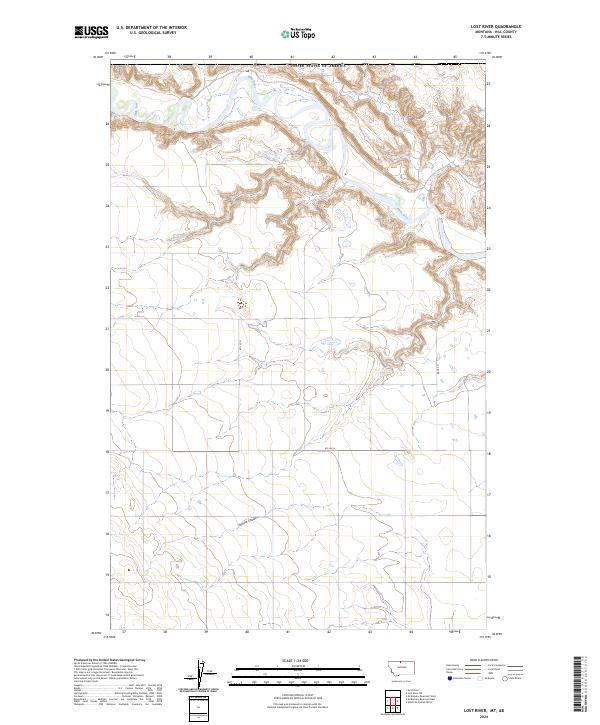 Lost River 2024 topographic map thumbnail
