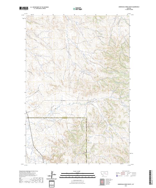 Minnehaha Creek South topographic map thumbnail