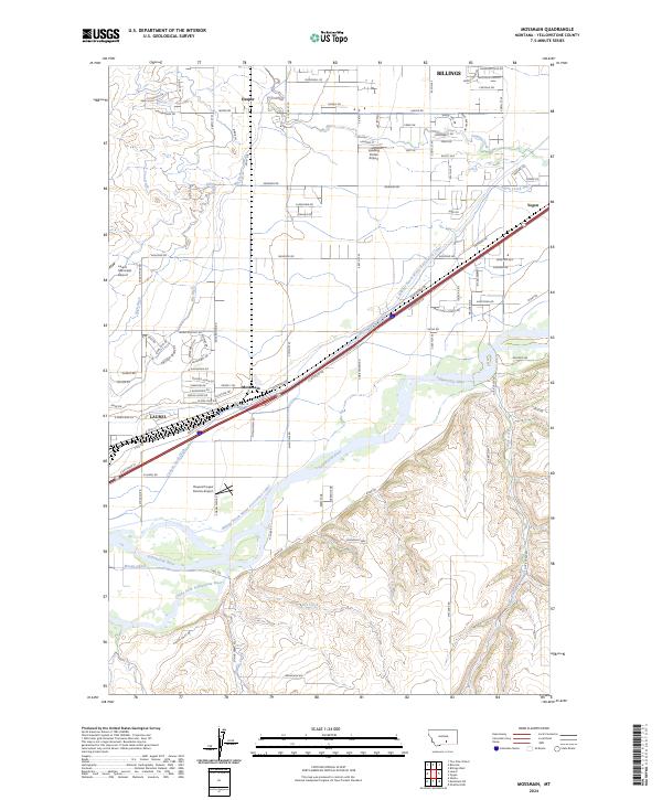 Mossmain 2024 topographic map thumbnail