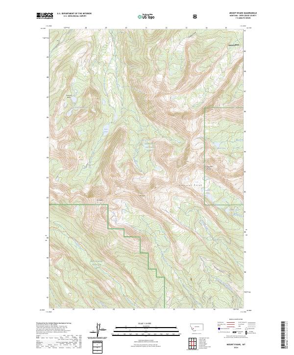 Mount Evans 2024 topographic map thumbnail