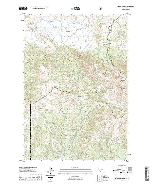 Mount Jefferson 2024 topographic map thumbnail