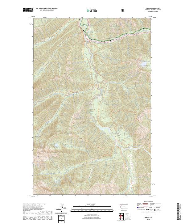 Nimrod topographic map thumbnail
