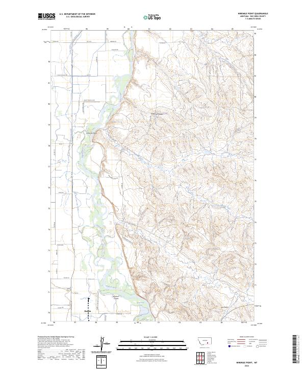 Ninemile Point 2024 topographic map thumbnail