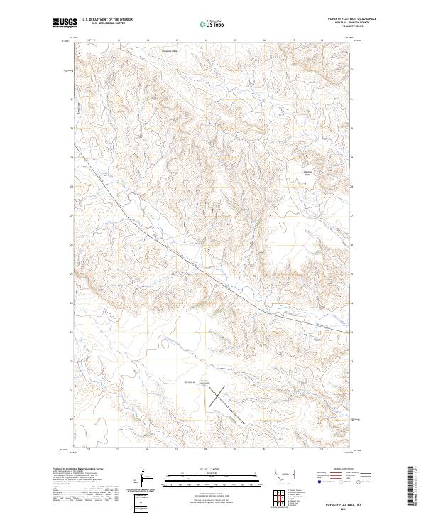 Poverty Flat East topographic map thumbnail