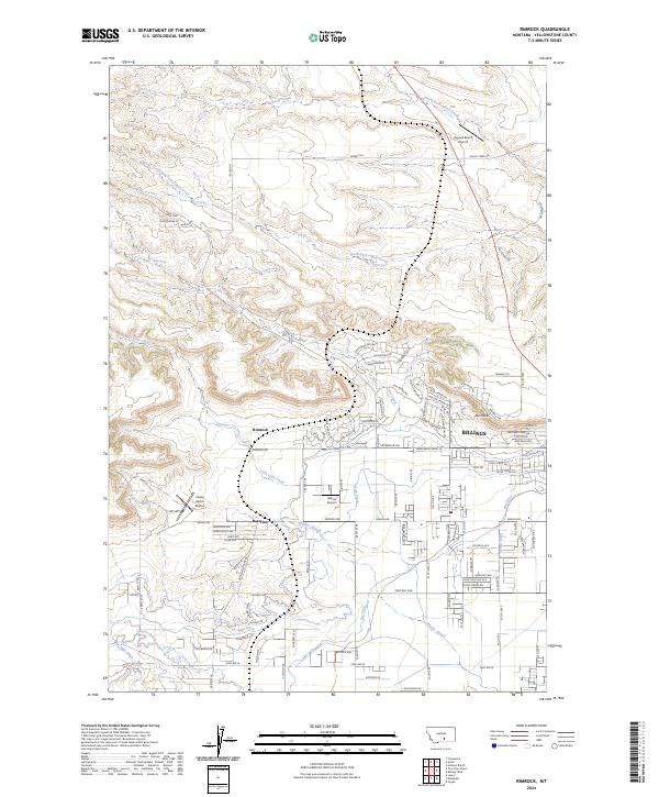 Rimrock topographic map thumbnail
