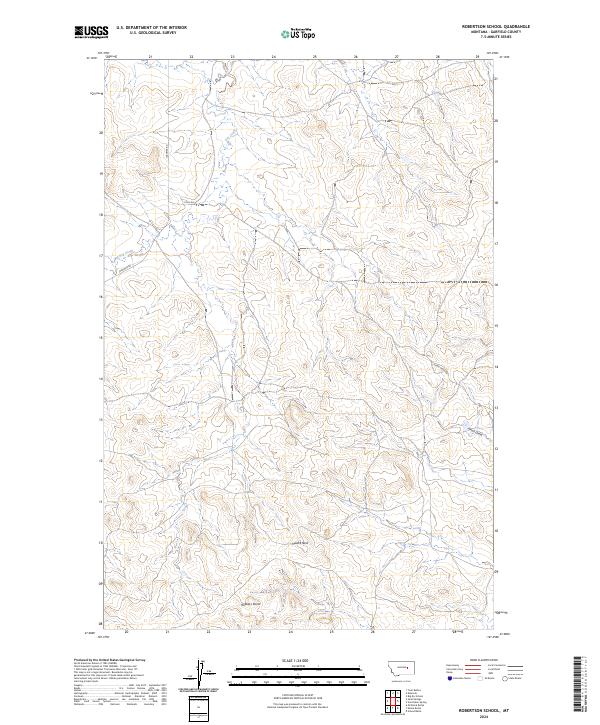 Robertson School topographic map thumbnail