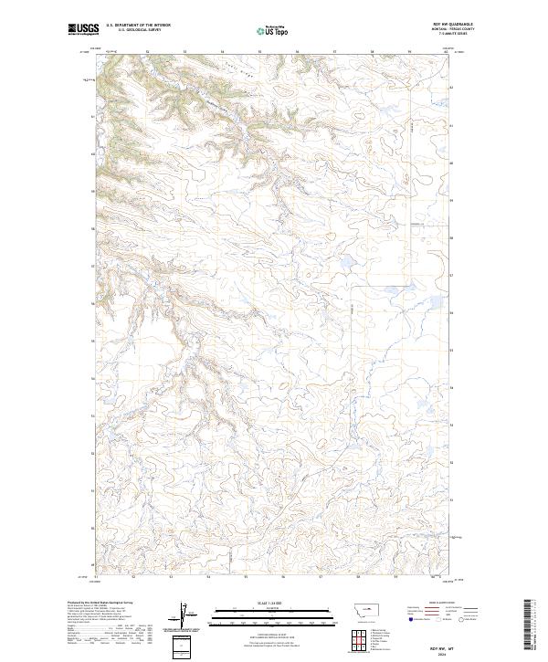 Roy NW topographic map thumbnail