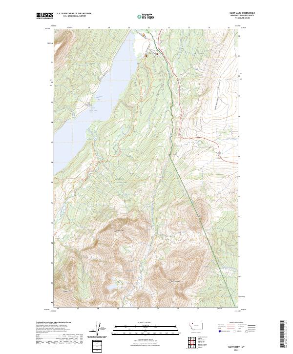 Saint Mary 2024 topographic map thumbnail